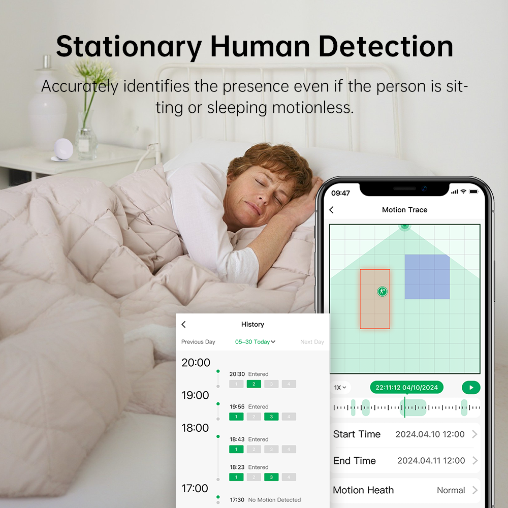 LinknLink eMotion Max 60GHz mmWave Radar WiFi Smart Presence Sensor, IR Blaster, Light Sensor