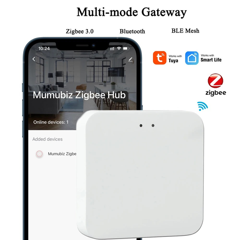 Tuya Smart Life Zigbee 3.0 Muti-mode Gateway Bluetooth Hub Sigmesh Bridge Wireless Remote Controller