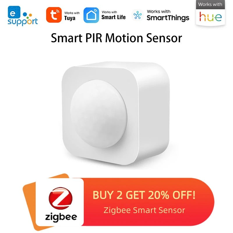 Zigbee 3.0 PIR Motion Sensor, Infrared Human Body Detector, Smart Control Via eWeLink Zigbee Bridge