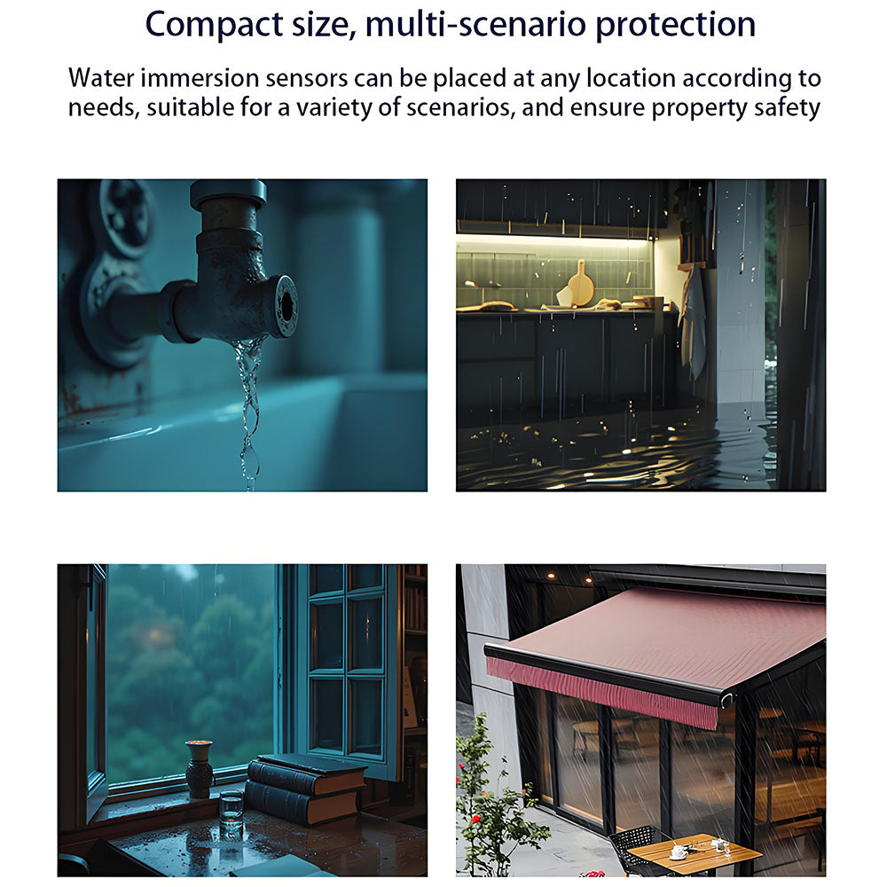 eWelink Zigbee Smart Rain Sensor for Outdoor Wireless Rain Detection with Waterproof Design, Zigbee Hub Required