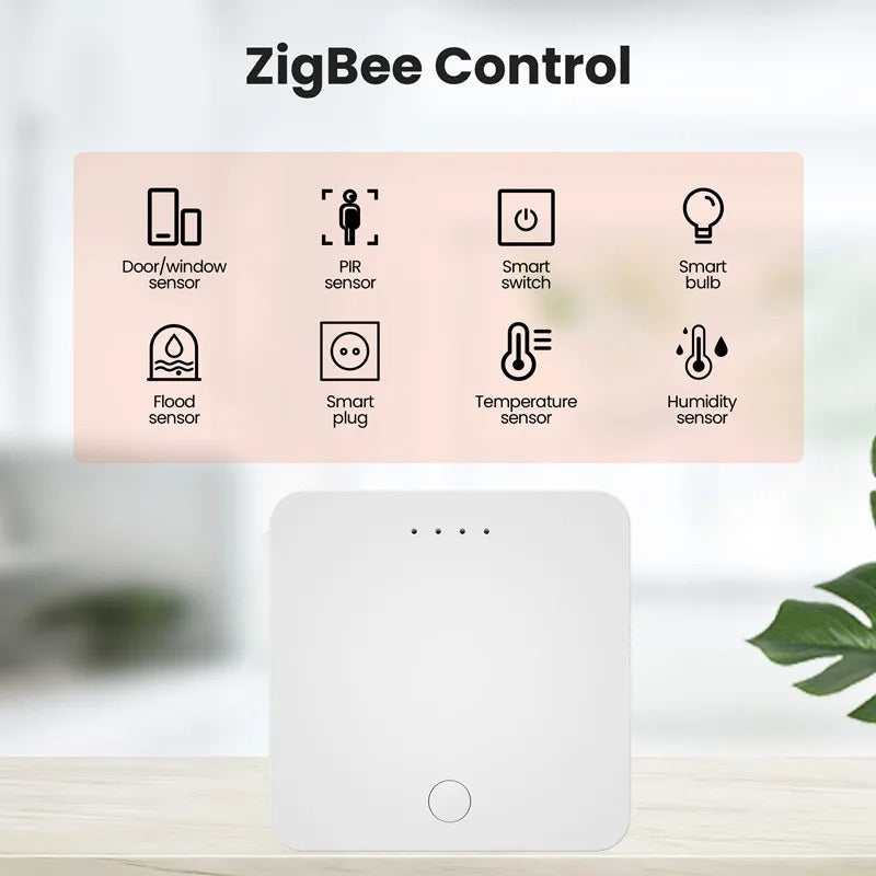 Tuya Smart Zigbee Wired Gateway Smart Home Bridge Hub Zigbee 3.0 Lan Gateway APP Wireless Control Work with Alexa