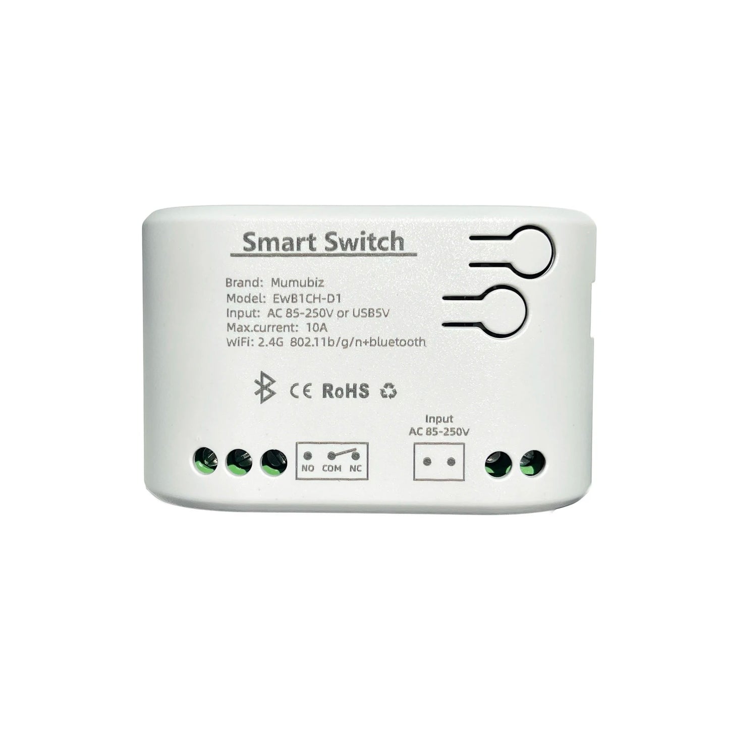 Mumubiz WiFi Smart 85-250V Relay, 1/2/4 Channel Remote Control Home Smart DIYSwitch ,eWelink APP