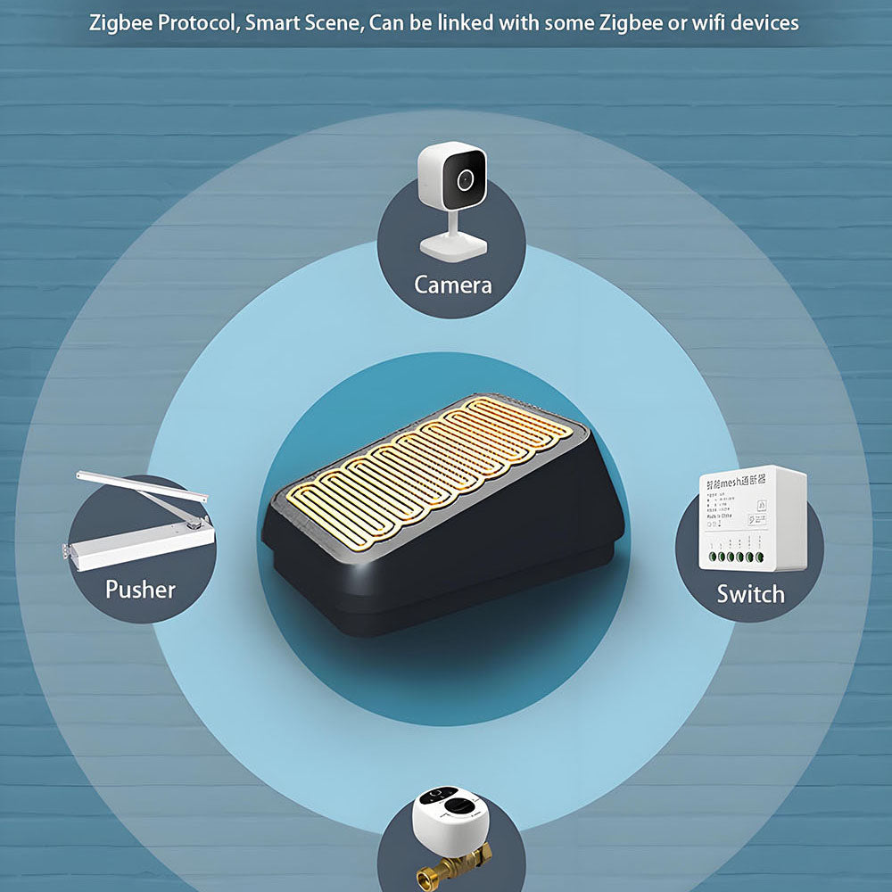 eWelink Zigbee Smart Rain Sensor for Outdoor Wireless Rain Detection with Waterproof Design, Zigbee Hub Required
