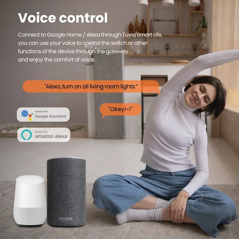 Tuya Smart Zigbee Wired Gateway Smart Home Bridge Hub Zigbee 3.0 Lan Gateway APP Wireless Control Work with Alexa