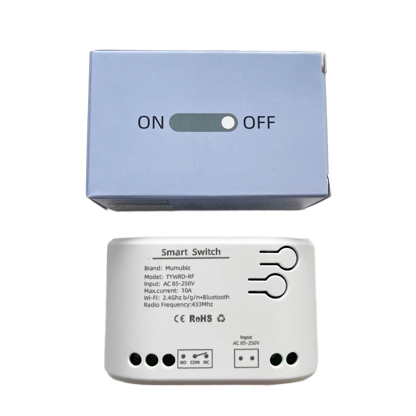 Mumubiz WiFi Smart Switch 250V 1/2/4 Channel Tuya Smart Life APP ,Home Circuit Automation DIY