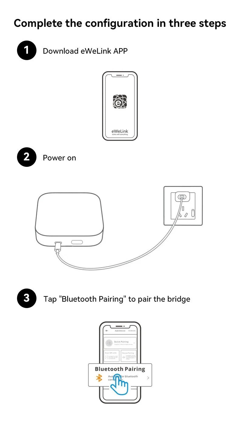 eWelink Smart Zigbee 3.0 Gateway Wireless Bridge Smart Zigbee Hub Home Automation Security