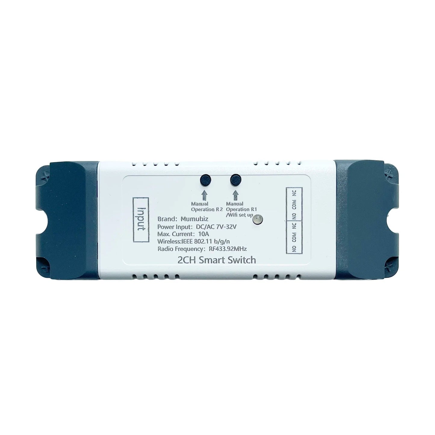 Mumubiz Smart DIY Switch 5V AC/DC 7-32V WiFi Relay Garage Door Opener ,1/2/4 Channel , eWelink APP