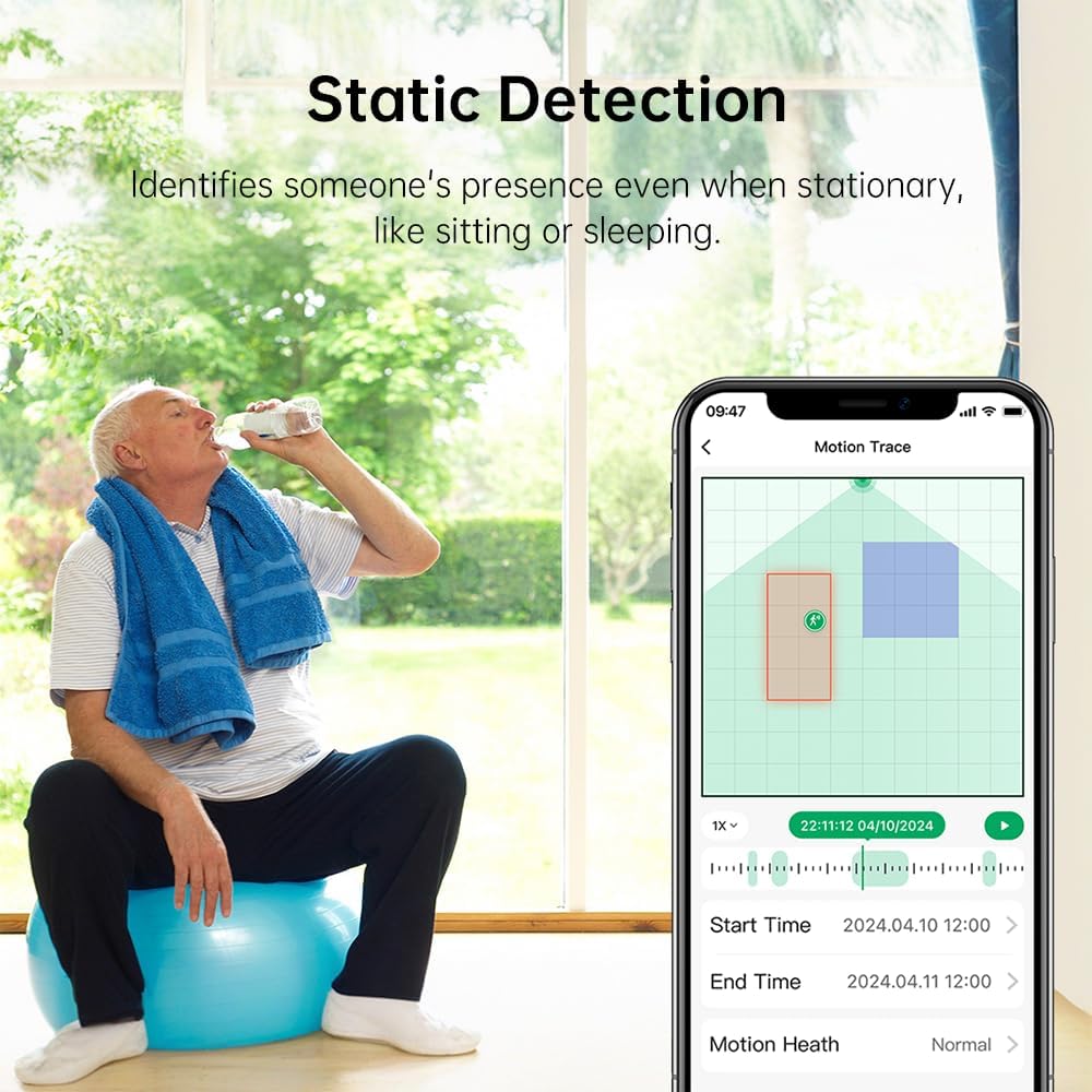 LinknLink eMotion Max 60GHz mmWave Radar WiFi Smart Presence Sensor, IR Blaster, Light Sensor