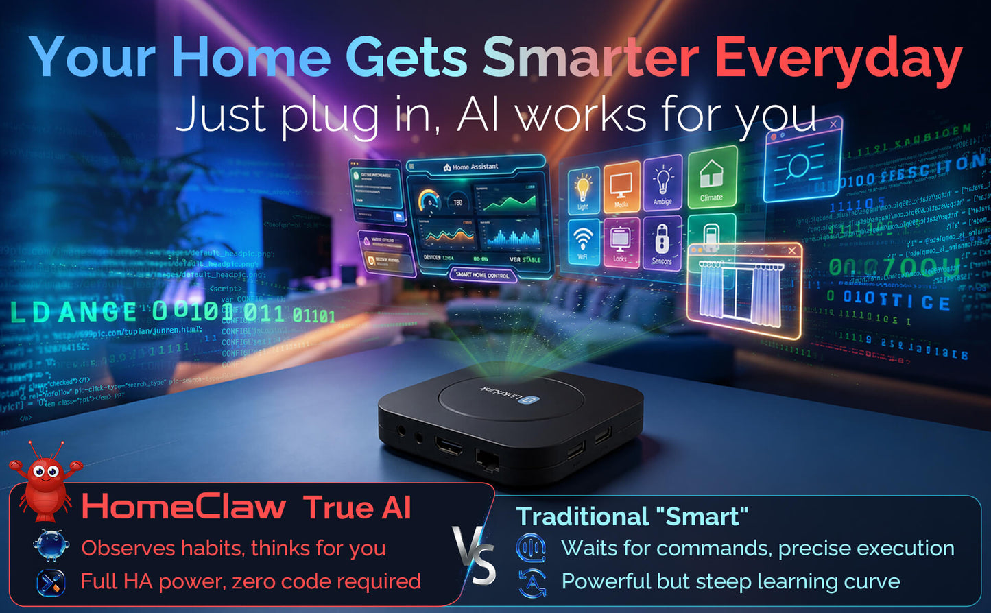 LinknLink HomeClaw Smart Gateway with A True AI Home Assistant, Proactive Home Manager,OpenClaw and Agent Understands Your Needs