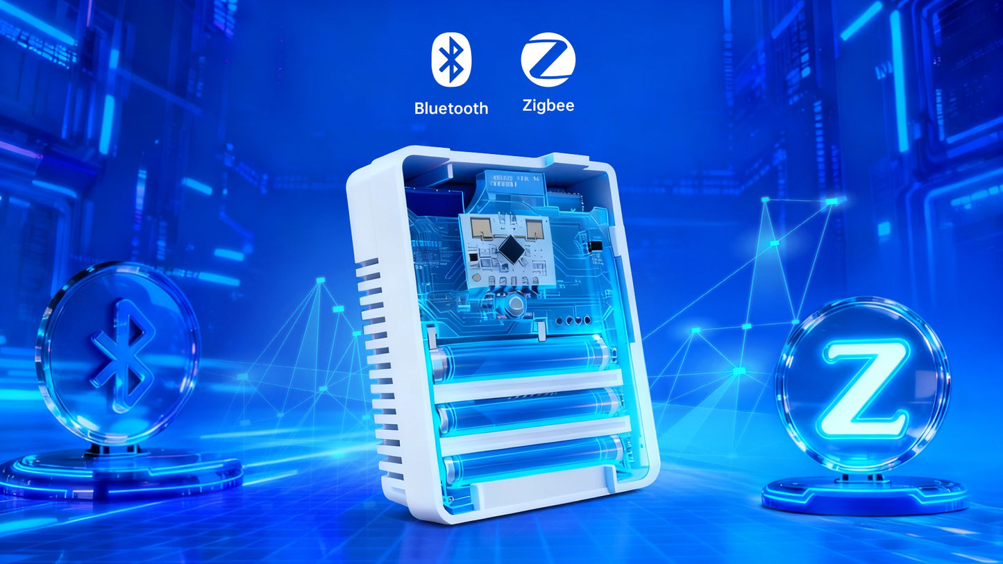 LinknLink eMotion Air Battery-Powered mmWave Presence Multi-Sensor ,24G Radar T&H Brightness Sensor,Smart Button,Dual Protocol