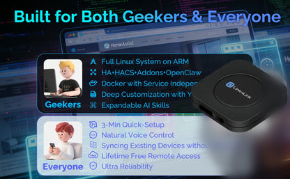 LinknLink HomeClaw Smart Gateway with A True AI Home Assistant, Proactive Home Manager,OpenClaw and Agent Understands Your Needs