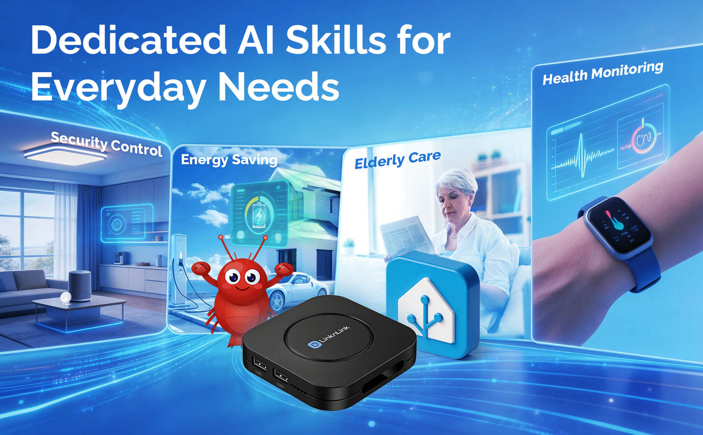 LinknLink HomeClaw Smart Gateway with A True AI Home Assistant, Proactive Home Manager,OpenClaw and Agent Understands Your Needs