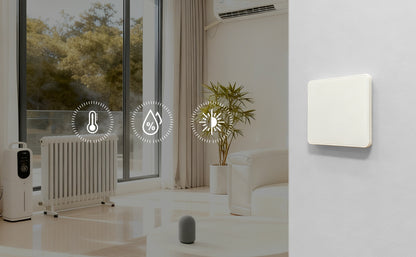 LinknLink eMotion Air Battery-Powered mmWave Presence Multi-Sensor ,24G Radar T&H Brightness Sensor,Smart Button,Dual Protocol