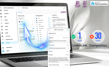 LinknLink eMotion Air Battery-Powered mmWave Presence Multi-Sensor ,24G Radar T&H Brightness Sensor,Smart Button,Dual Protocol