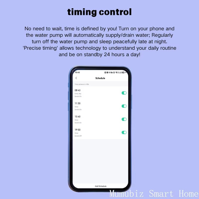 Tuya WiFi Water Level Controller 433MHz RF Relay Switch APP Remote Alexa Voice Auto Supply Drain for Water Tank Pump